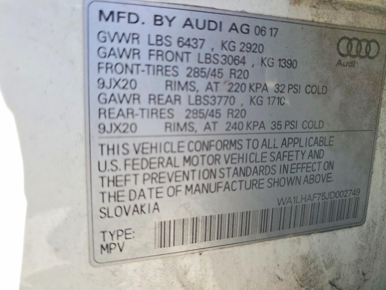 2018 AUDI Q7