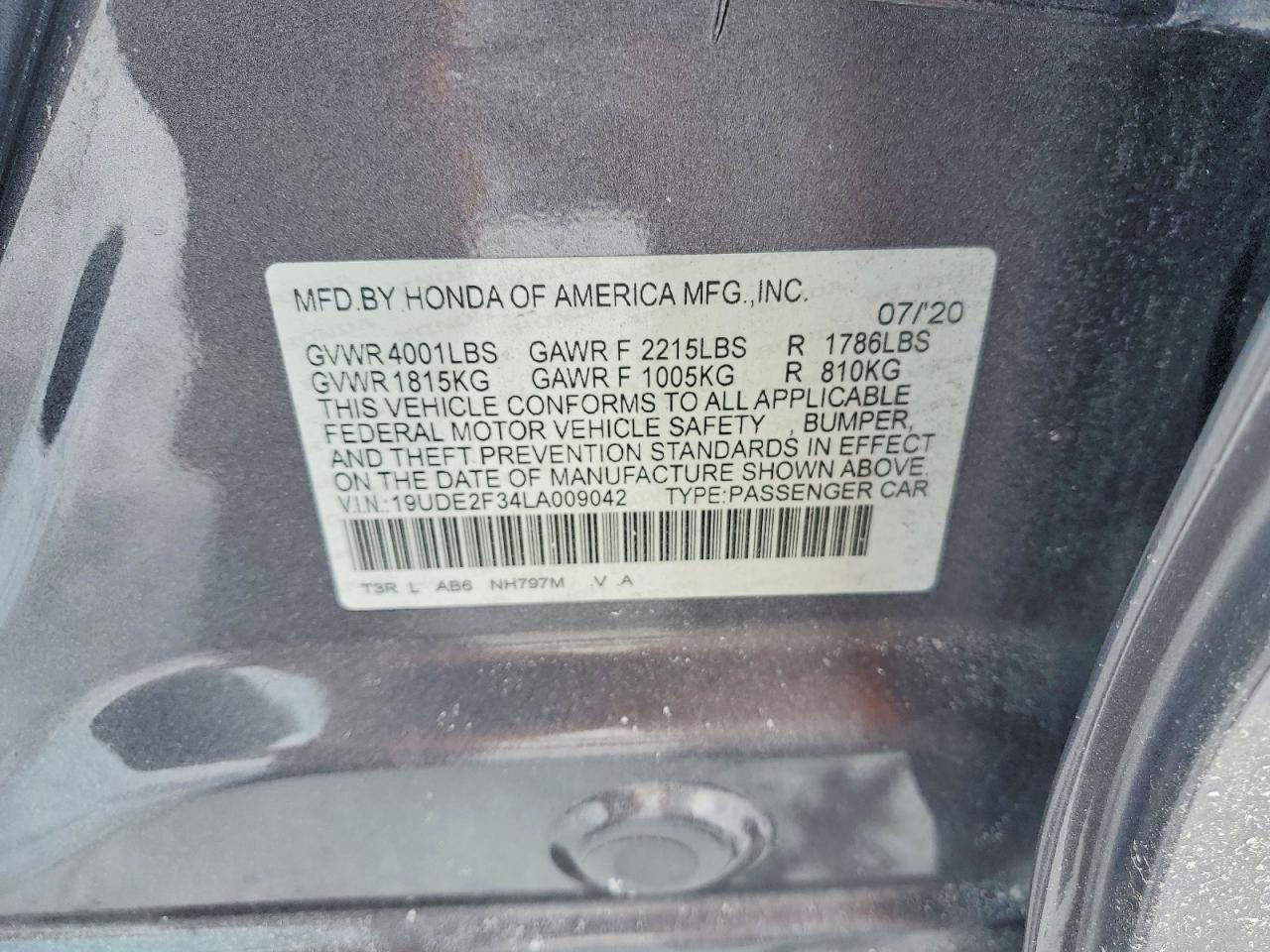 2020 ACURA ILX