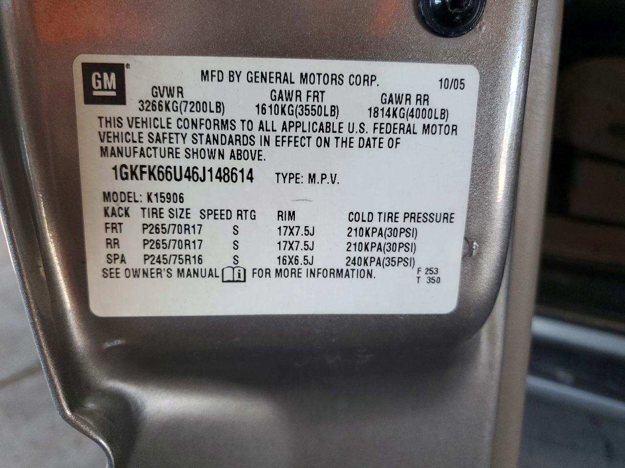 2006 GMC YUKON