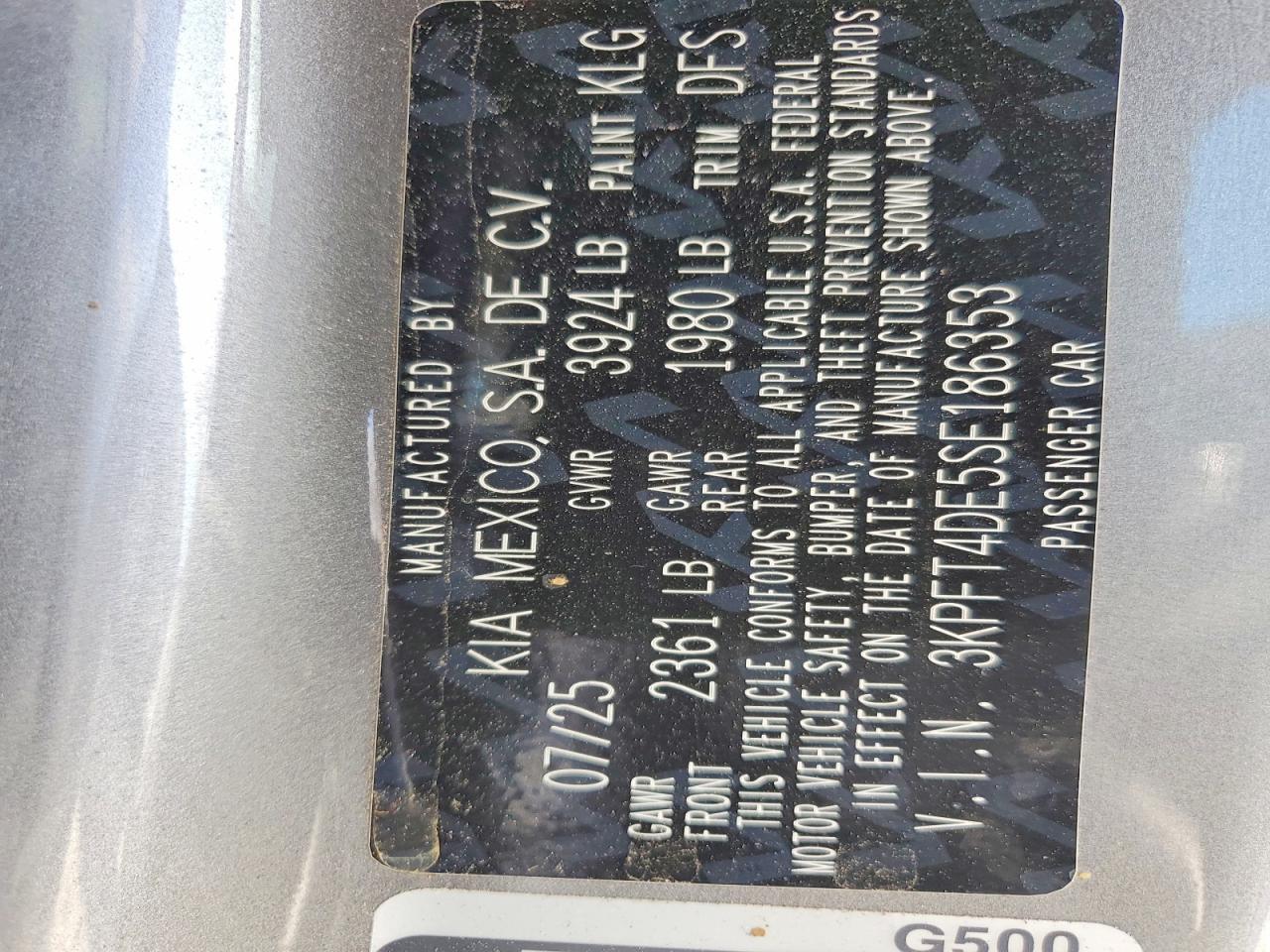 2025 KIA ALL OTHER