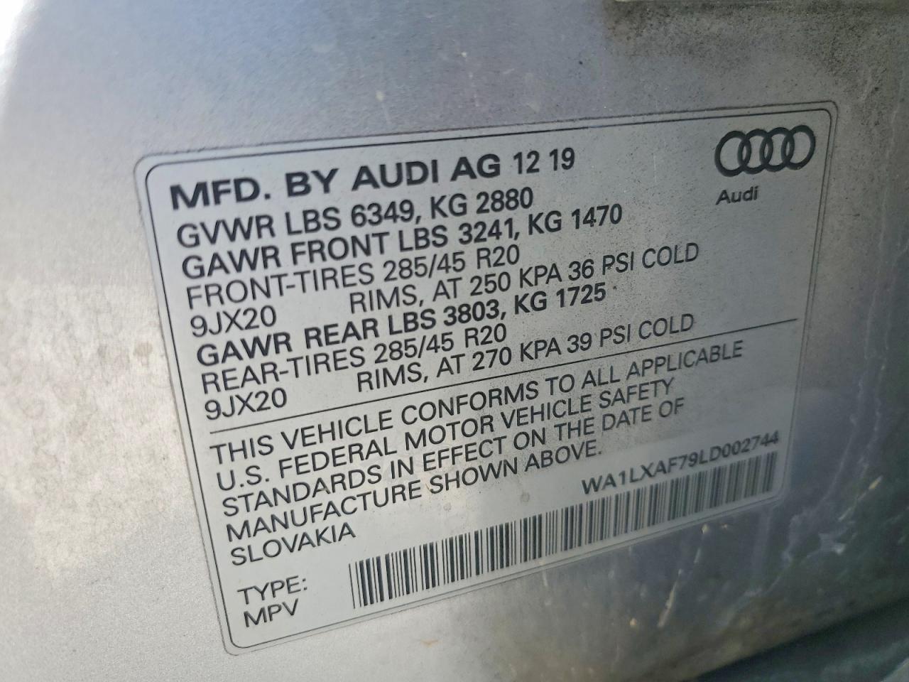 2020 AUDI Q7