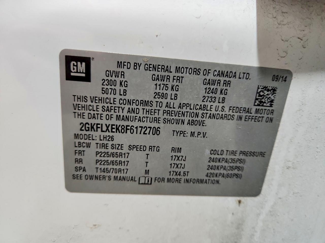 2015 GMC TERRAIN