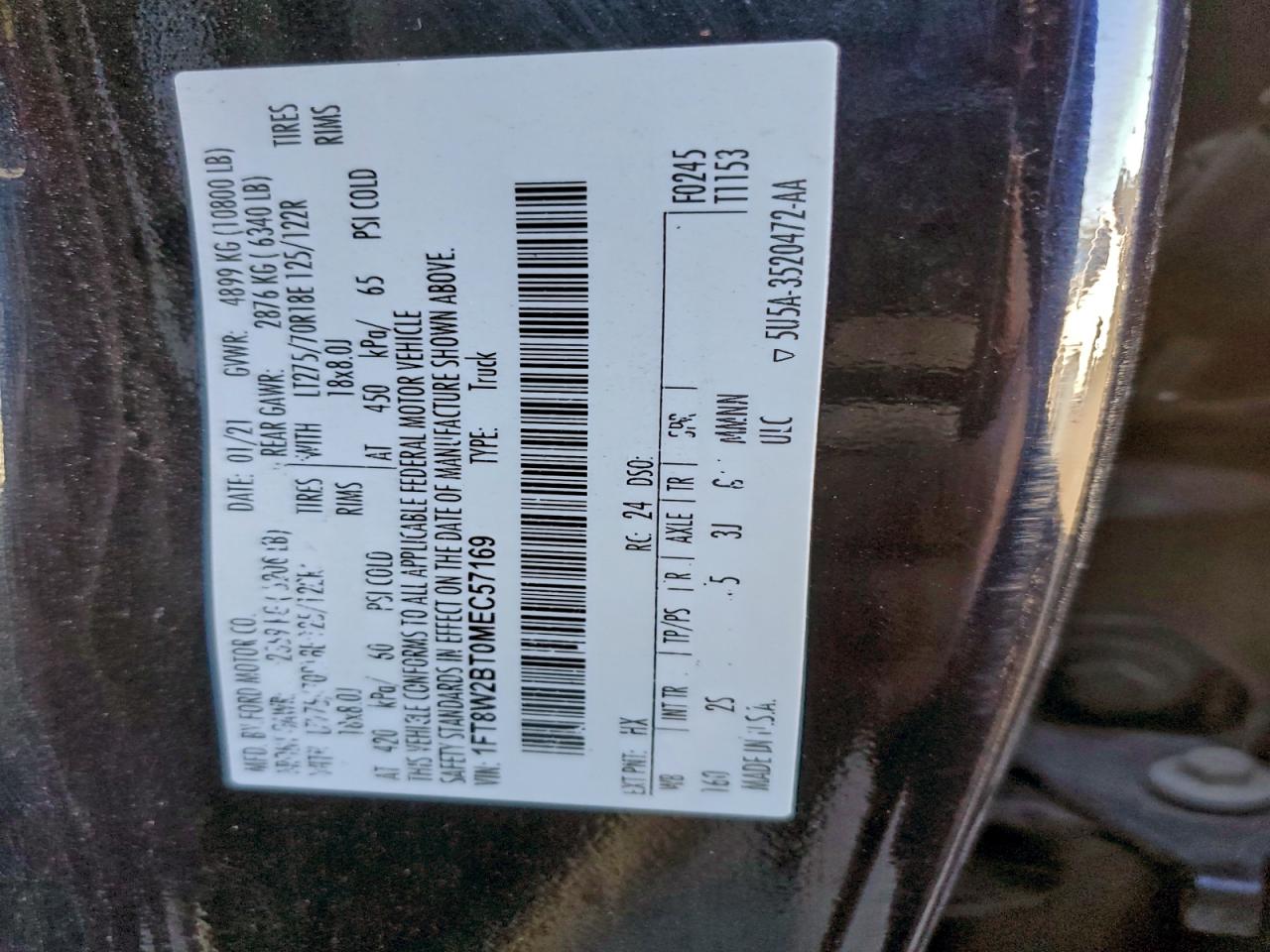 2021 FORD F250