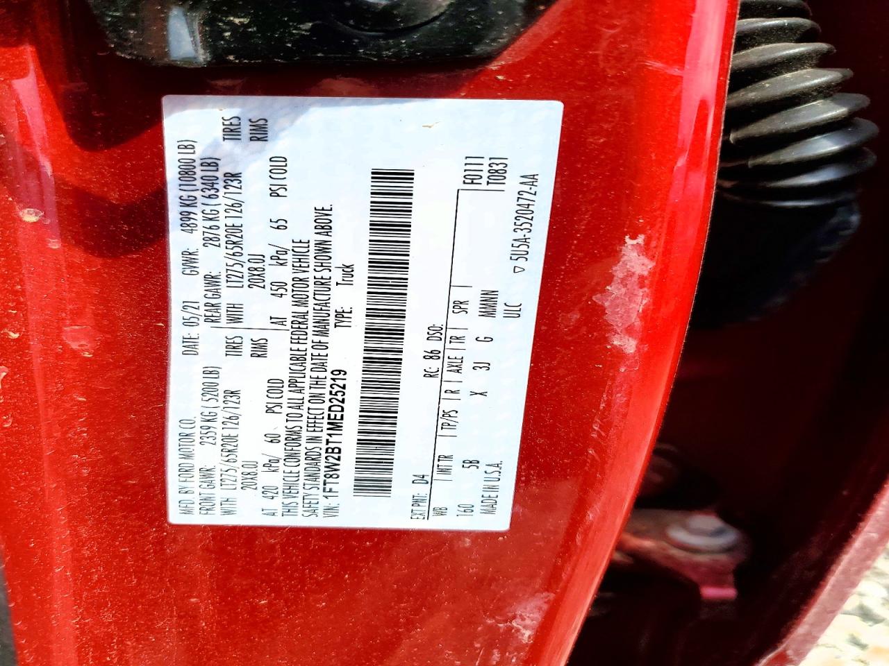 2021 FORD F250