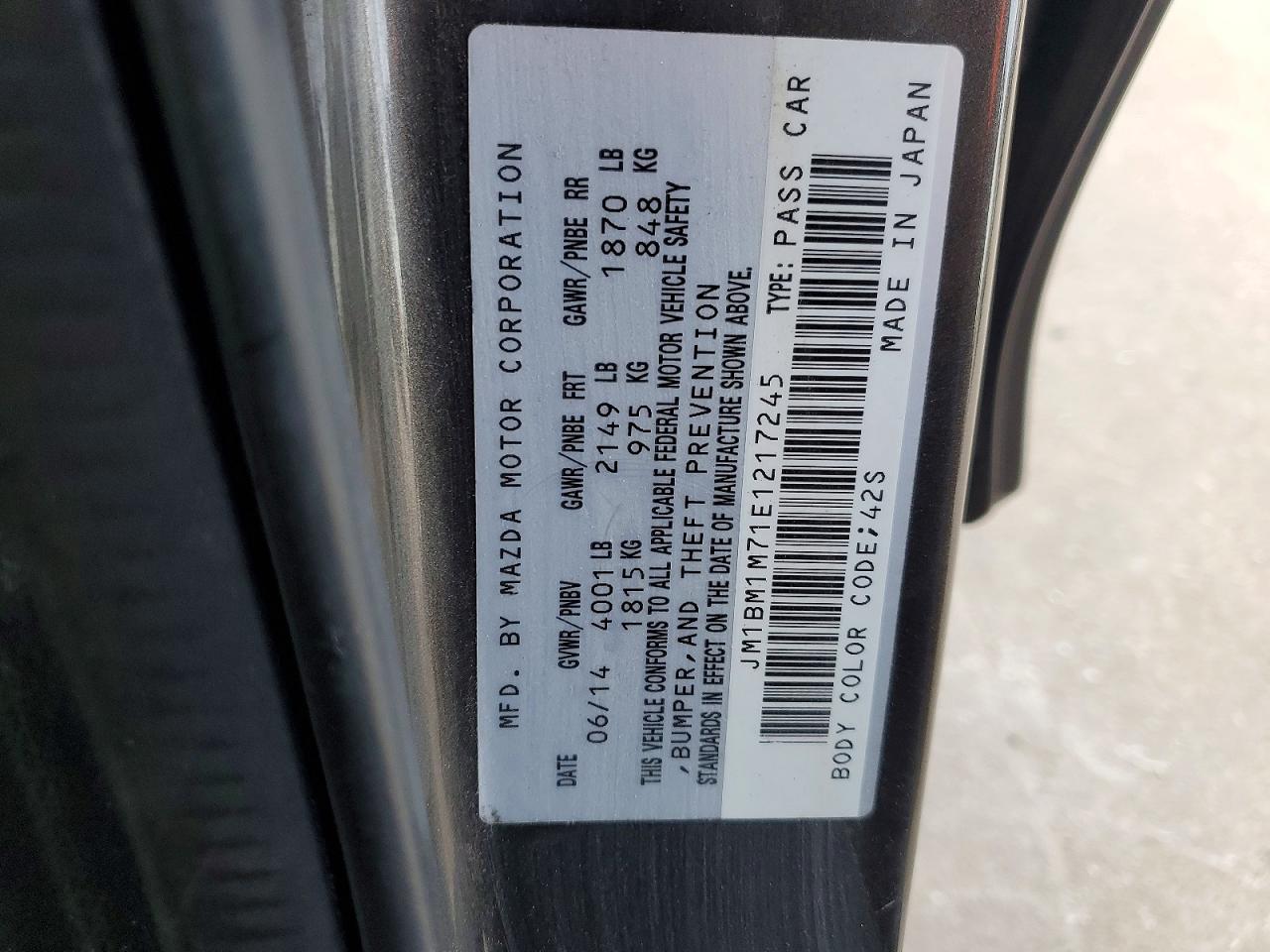 2014 MAZDA 3
