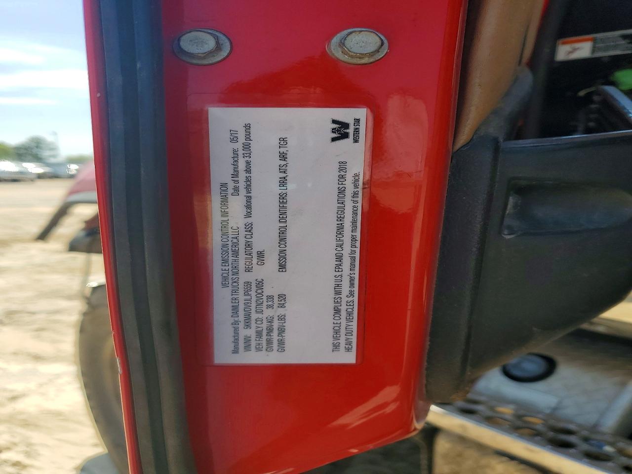 2018 WESTERN STAR/AUTO CAR ALL OTHER