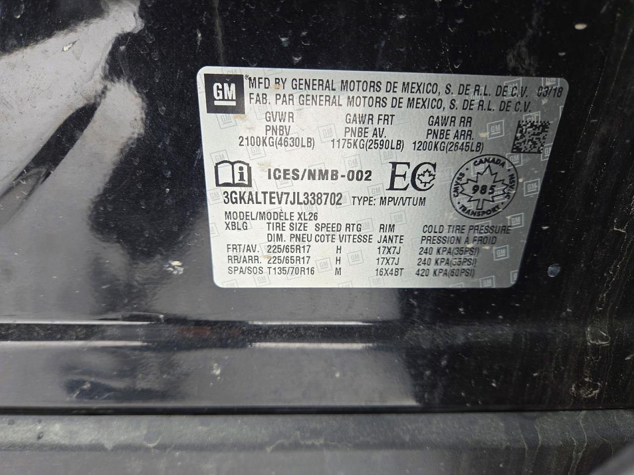2018 GMC TERRAIN