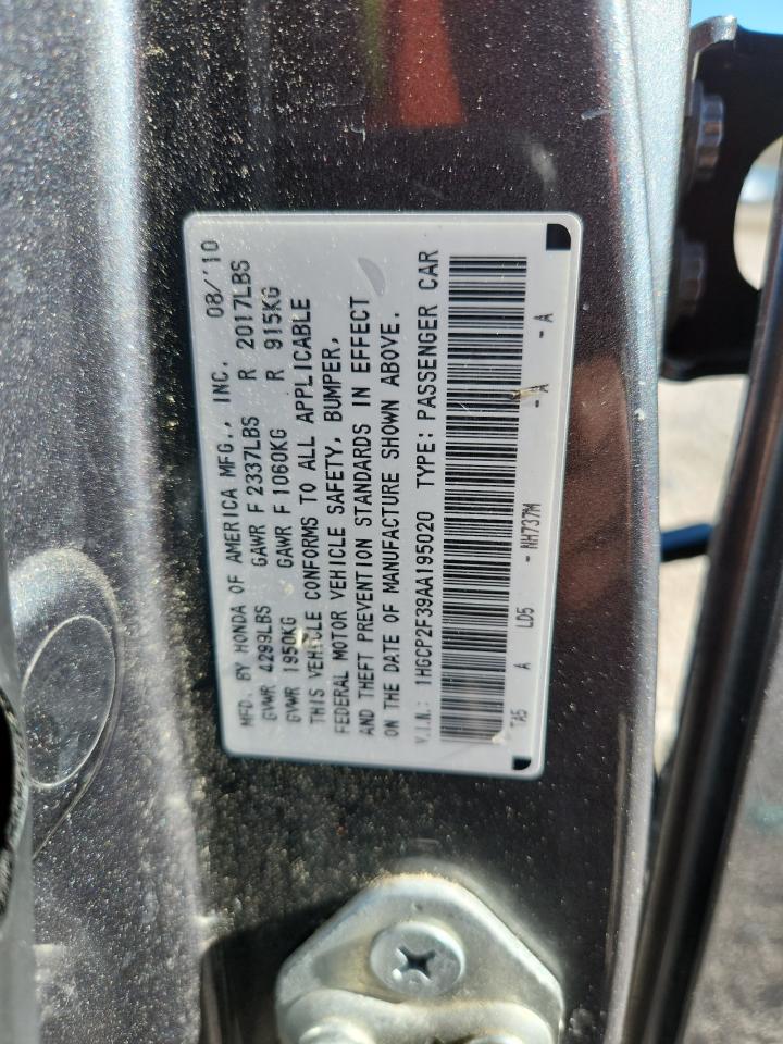 2010 HONDA ACCORD