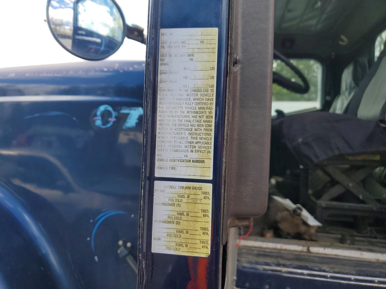 2001 INTERNATIONAL DUMP TRL