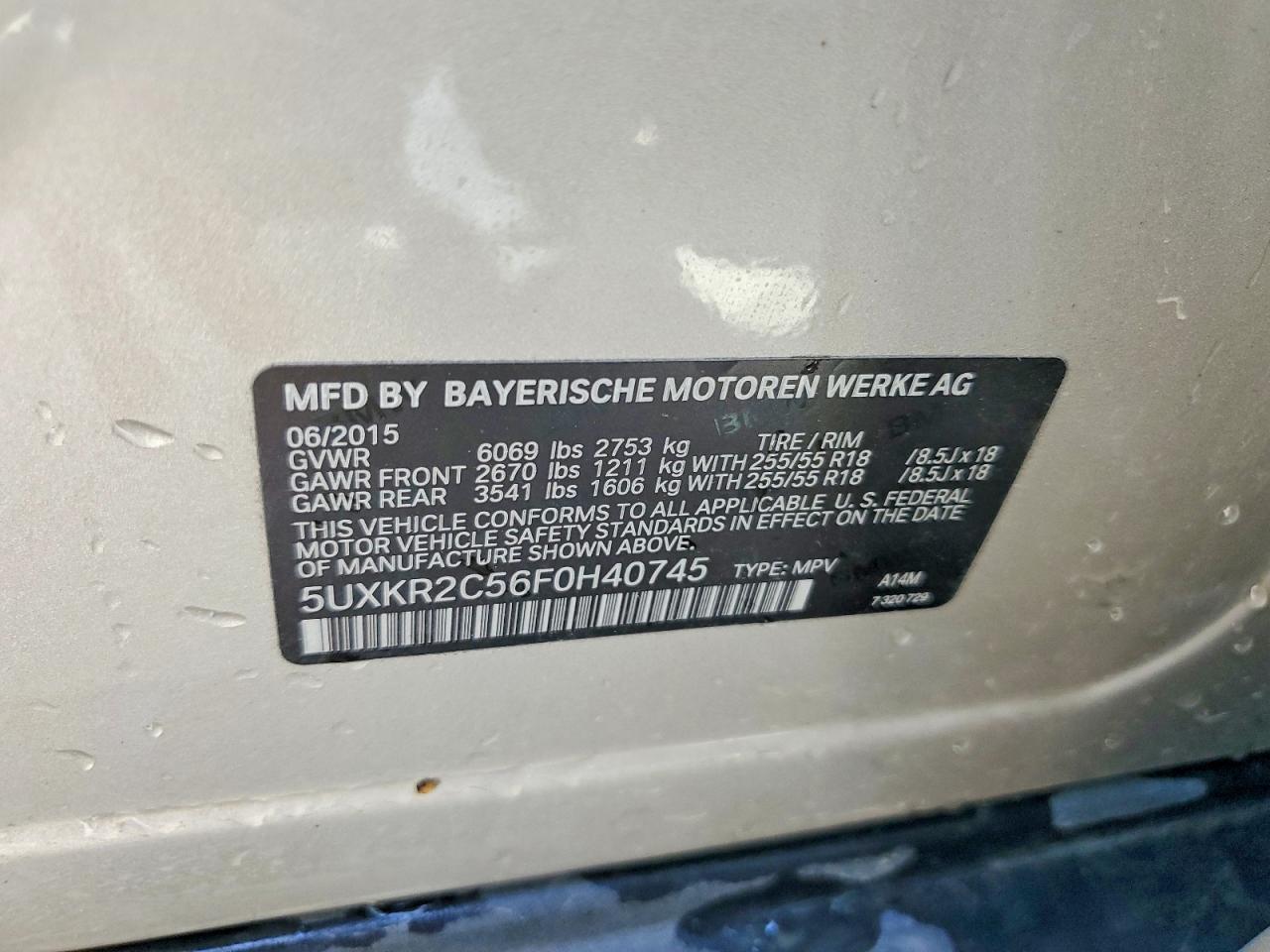 2015 BMW X5