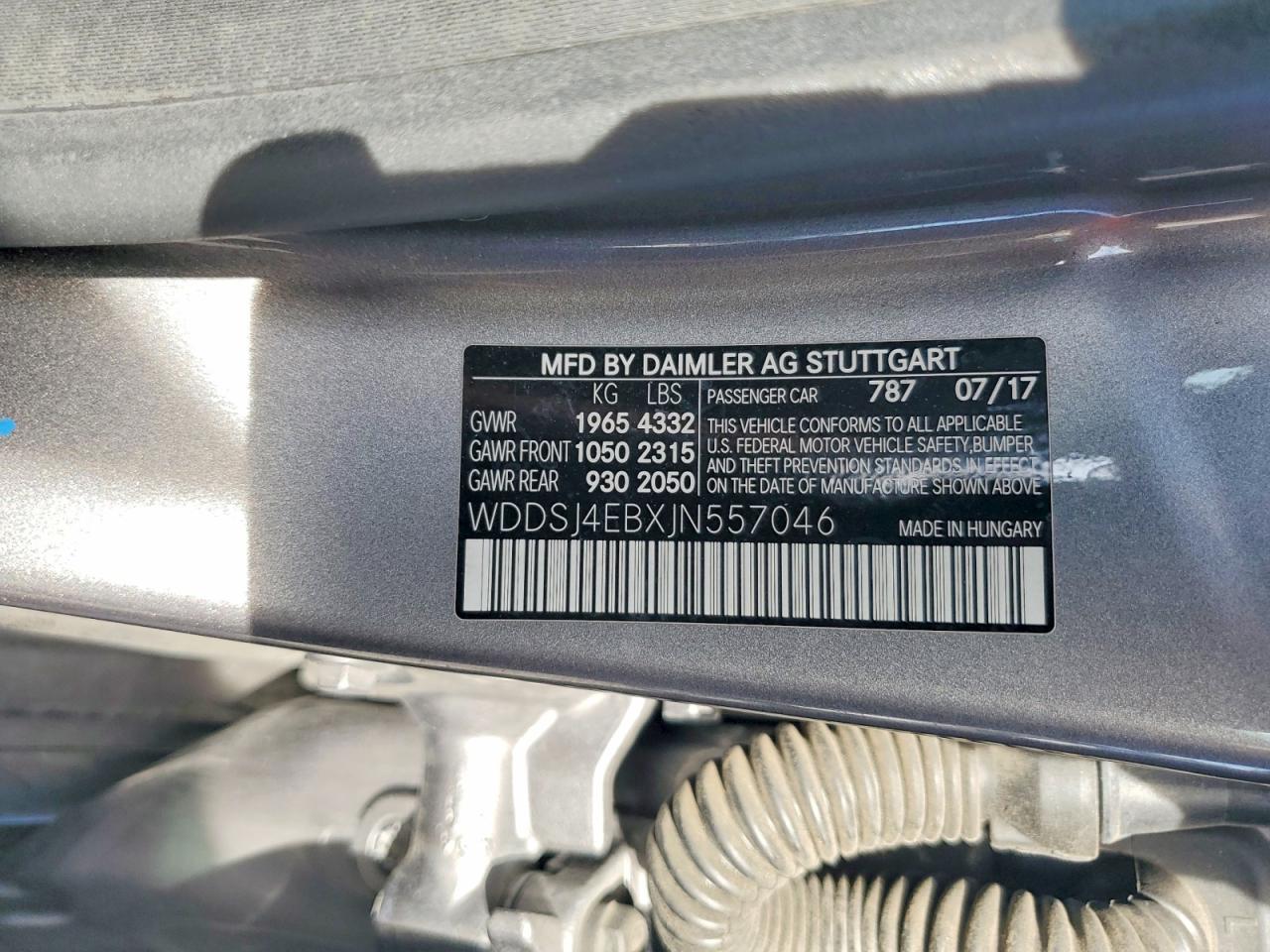 2018 MERCEDES-BENZ CLA-CLASS