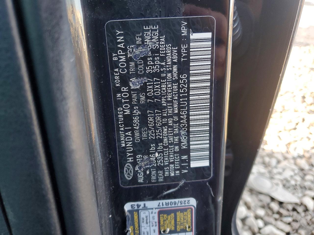 2020 HYUNDAI TUCSON