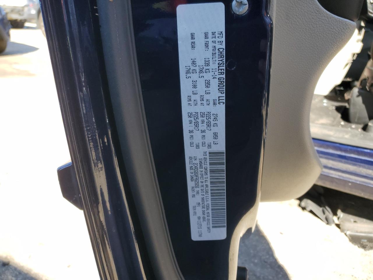 2015 DODGE CARAVAN