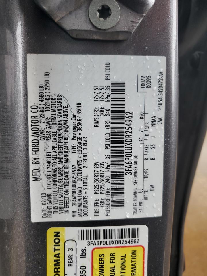 2013 FORD FUSION