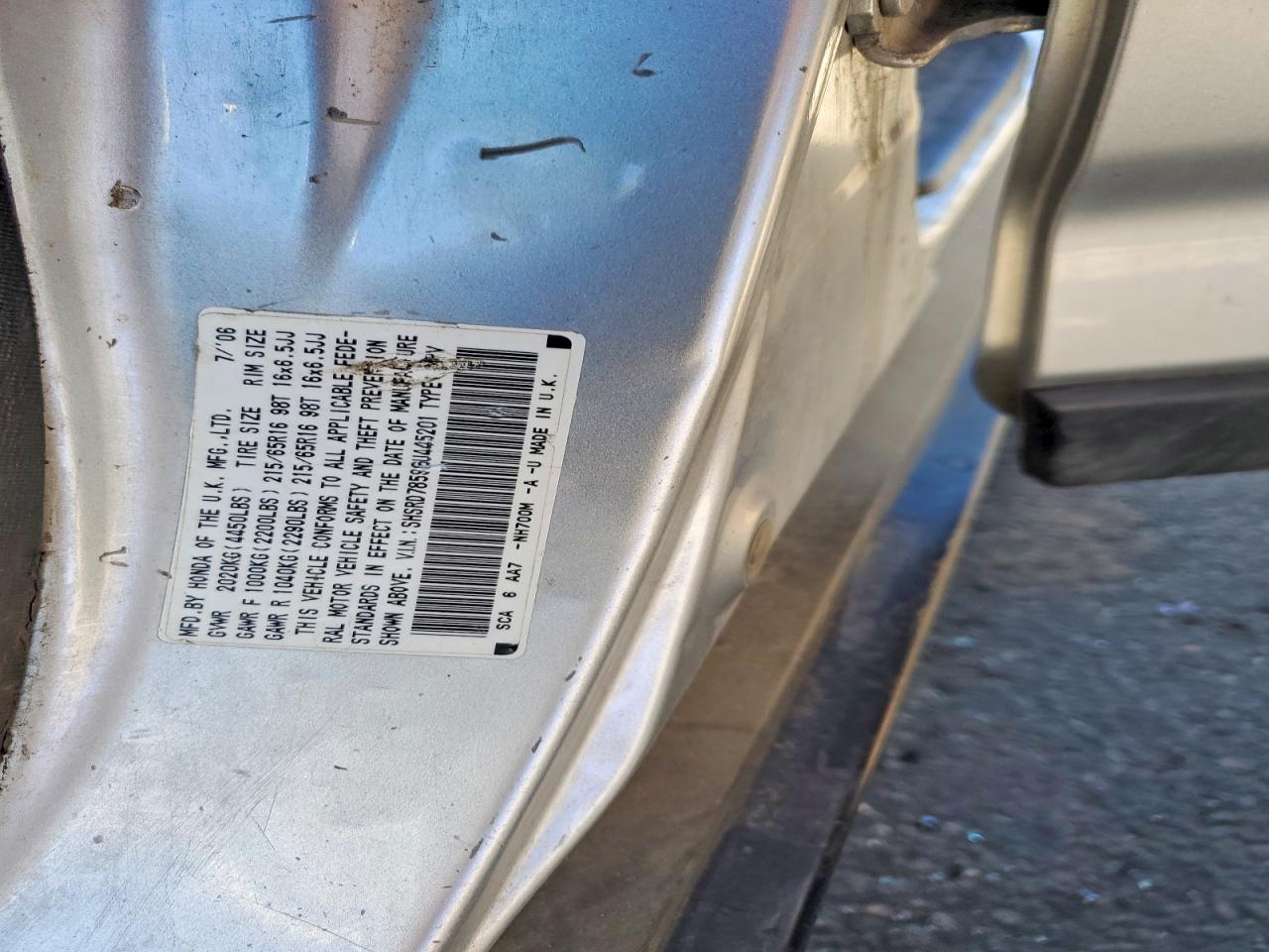 2006 HONDA CRV