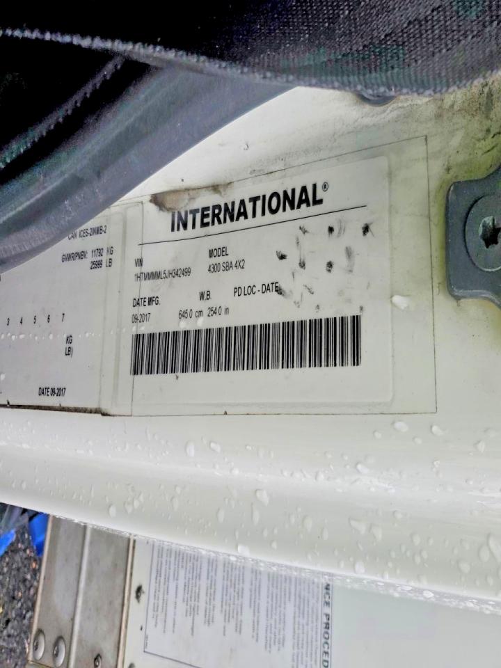 2018 INTERNATIONAL 4000 SERIE