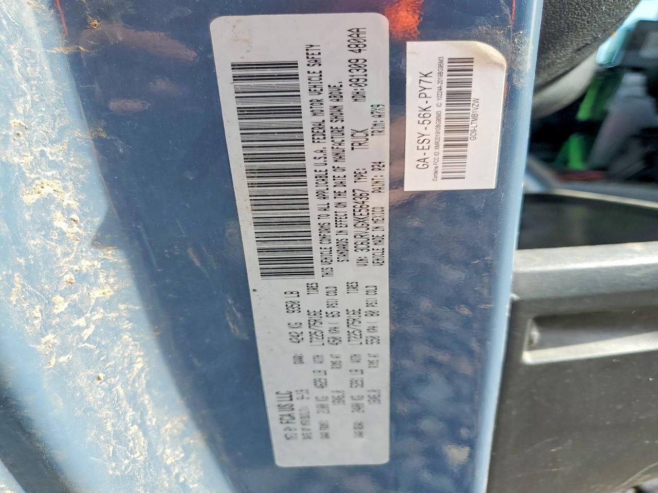 2019 RAM PROMASTER