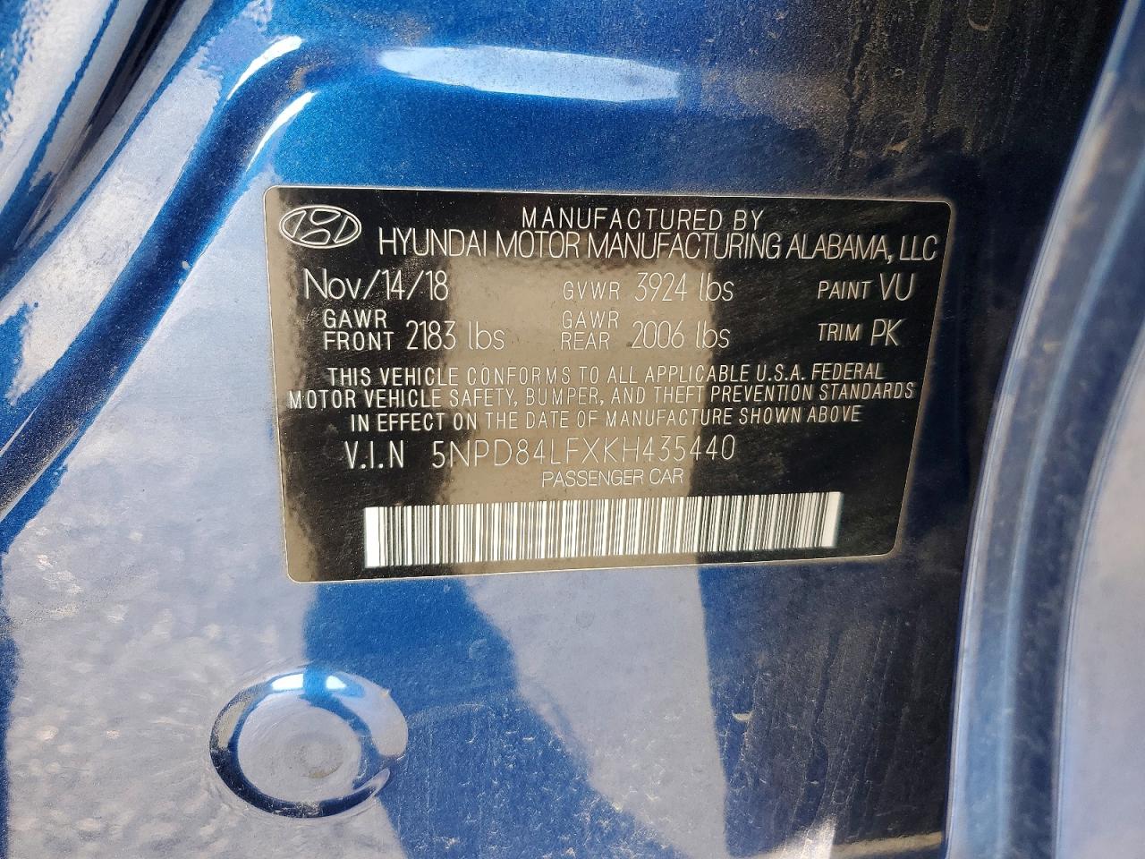2019 HYUNDAI ELANTRA