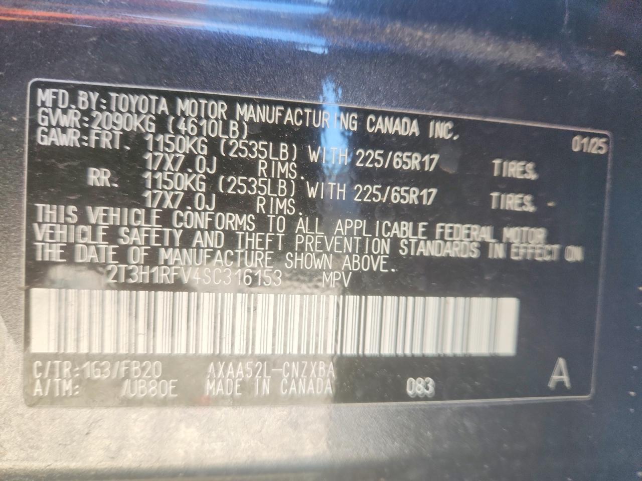 2025 TOYOTA RAV4