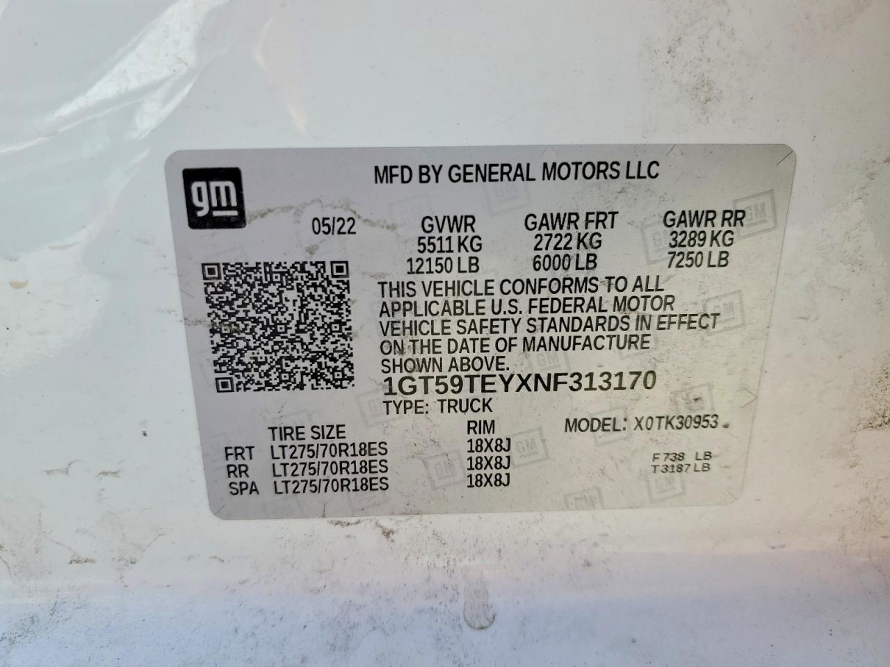 2022 GMC SIERRA