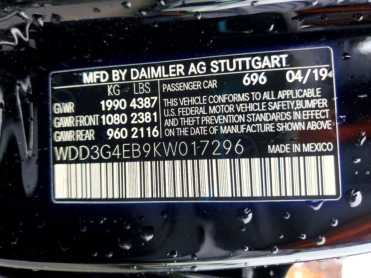 2019 MERCEDES-BENZ A-CLASS