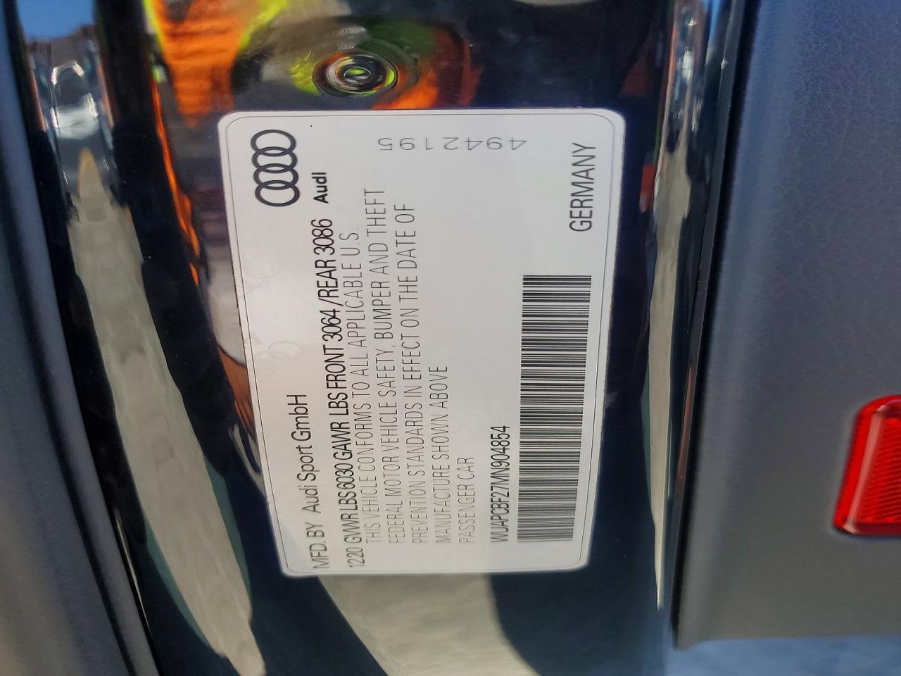 2021 AUDI S7/RS7