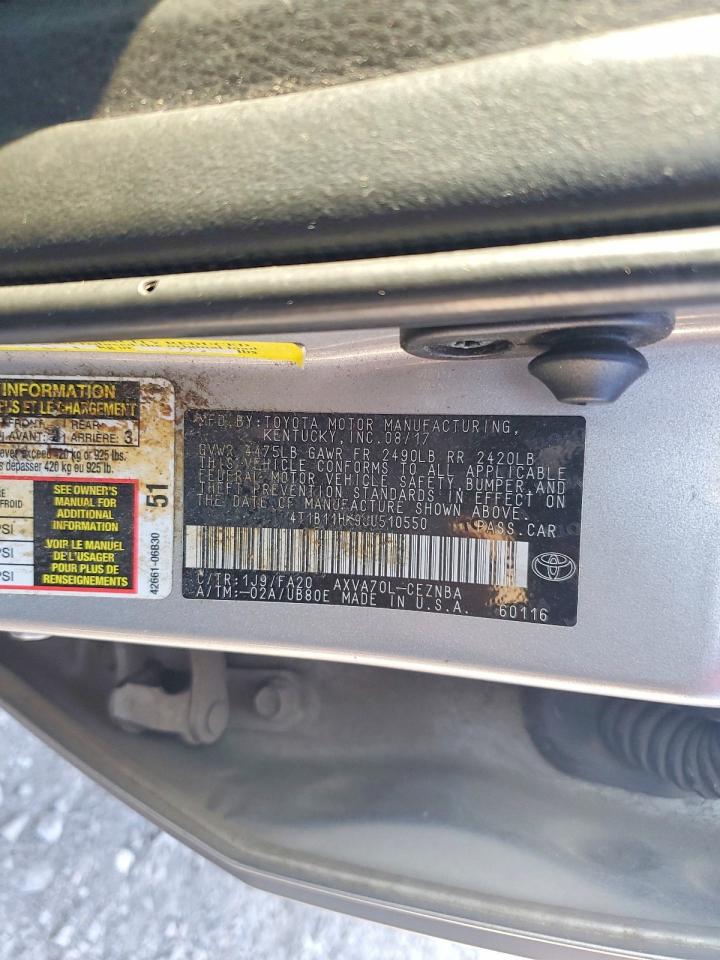 2018 TOYOTA CAMRY