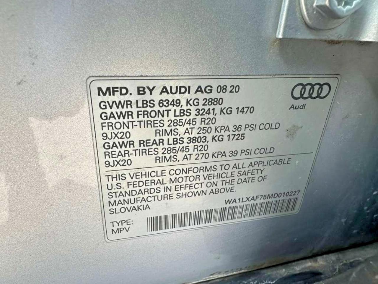 2021 AUDI Q7
