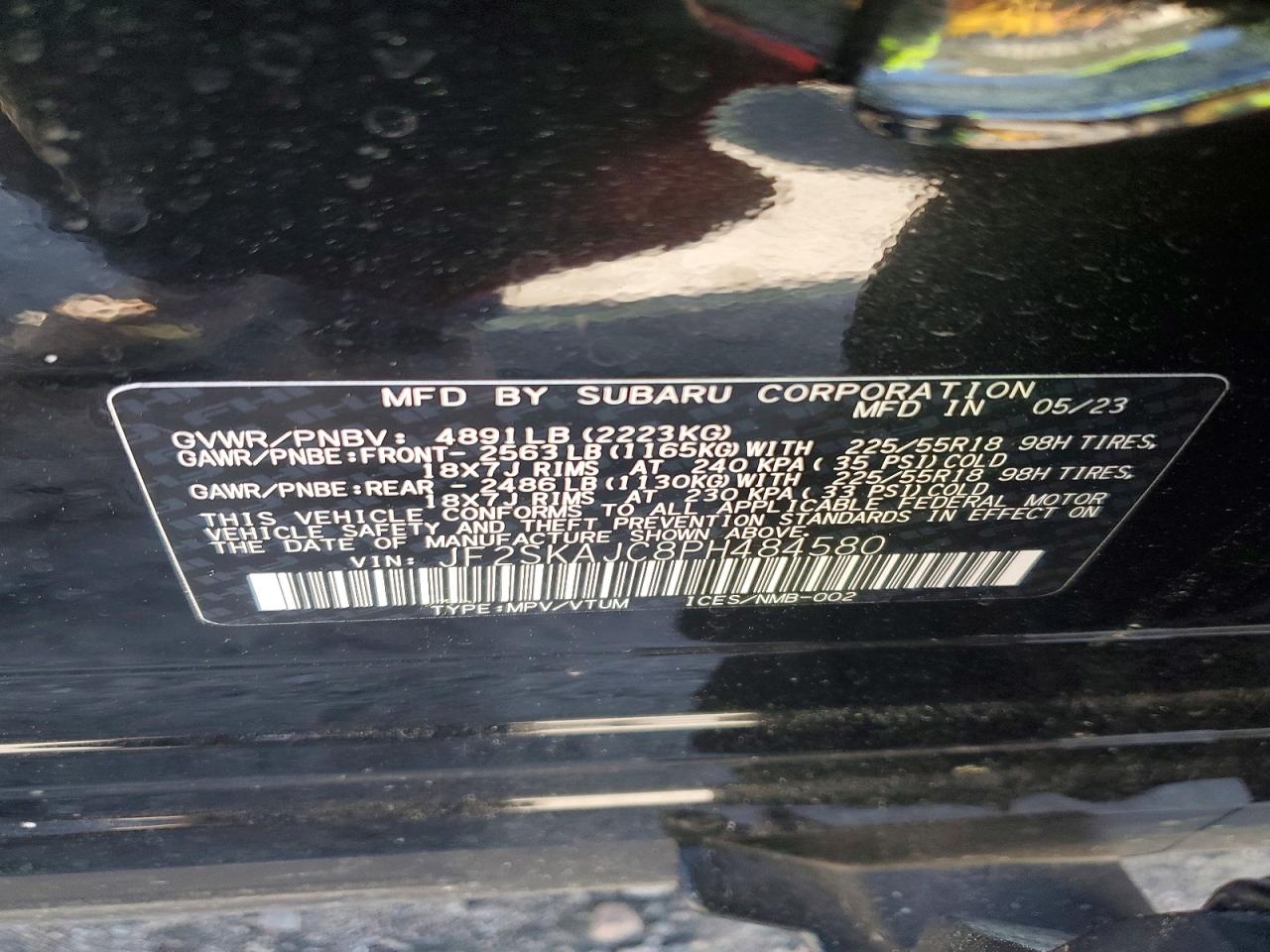 2023 SUBARU FORESTER