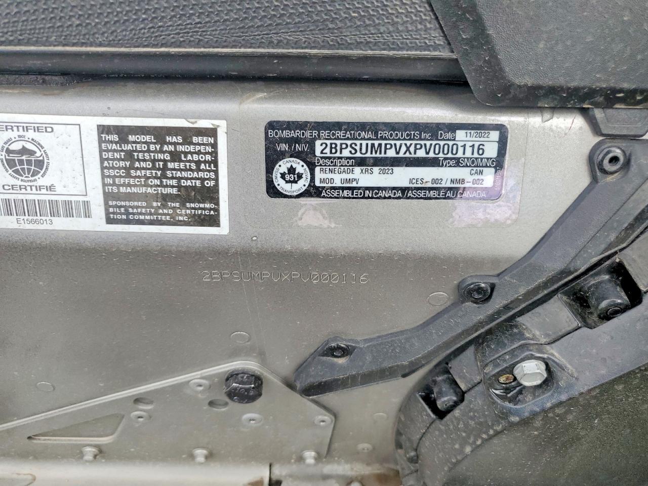 2023 SKI DOO RENEGADE X