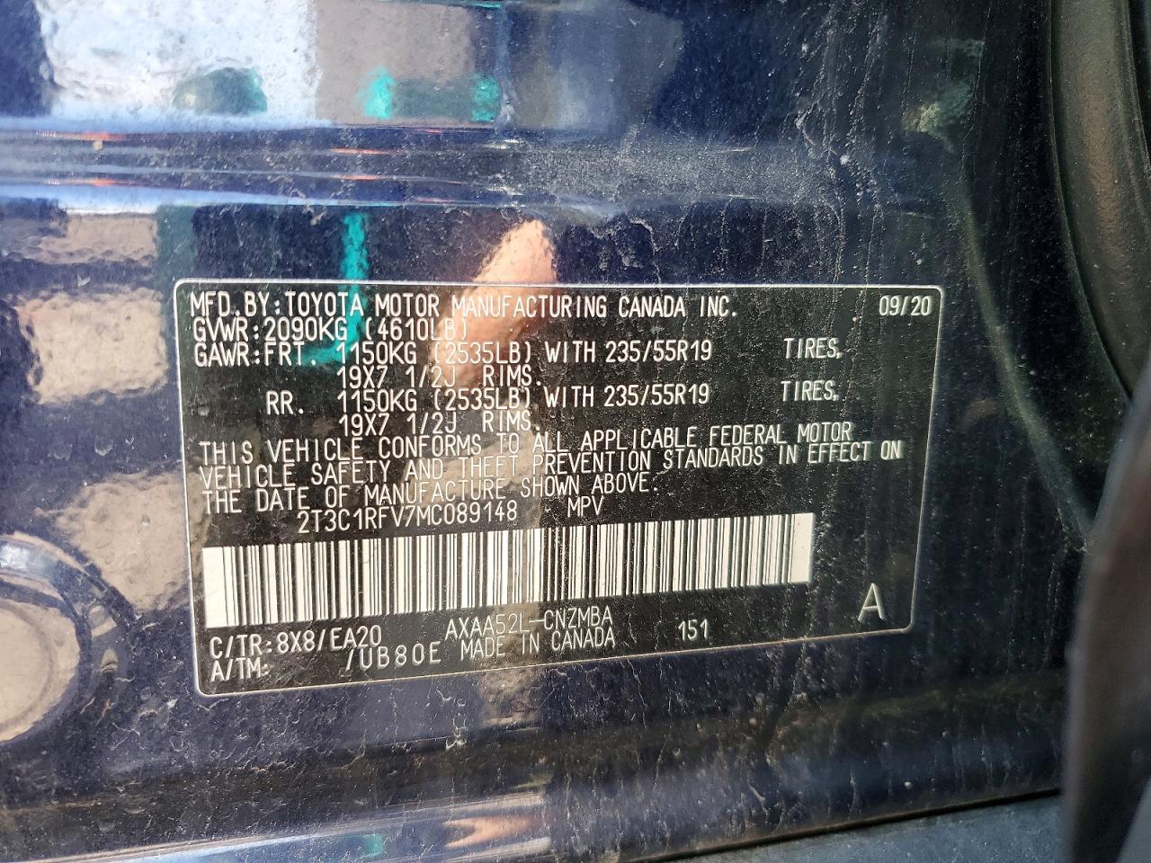 2021 TOYOTA RAV4