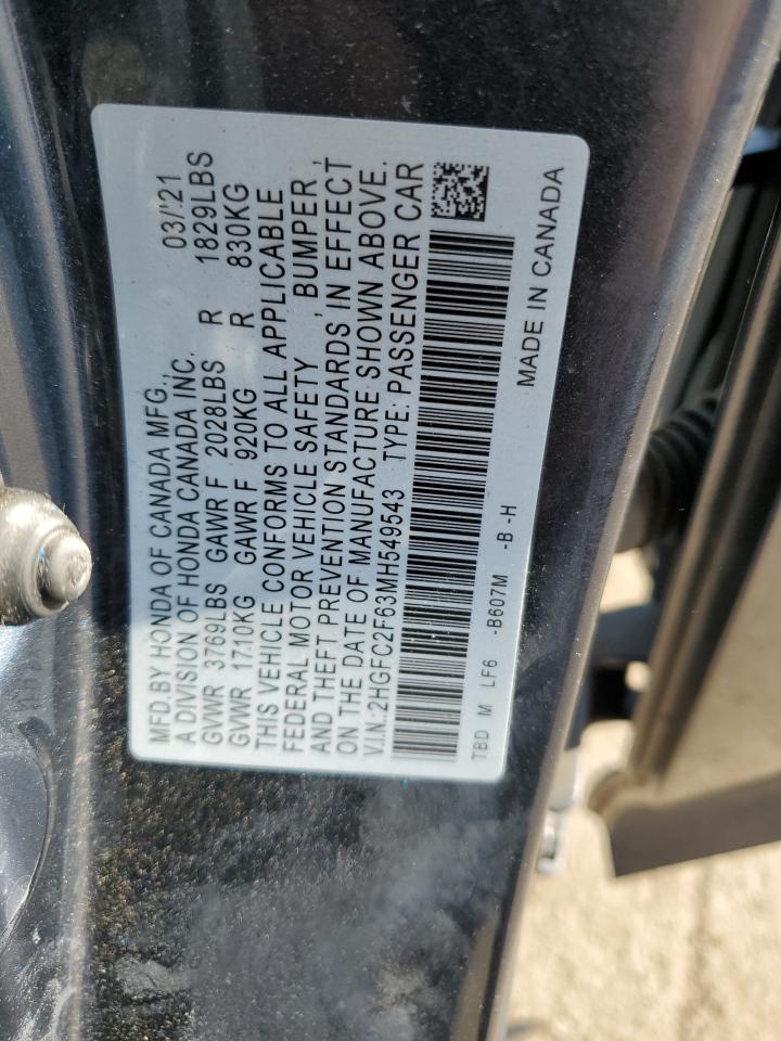 2021 HONDA CIVIC
