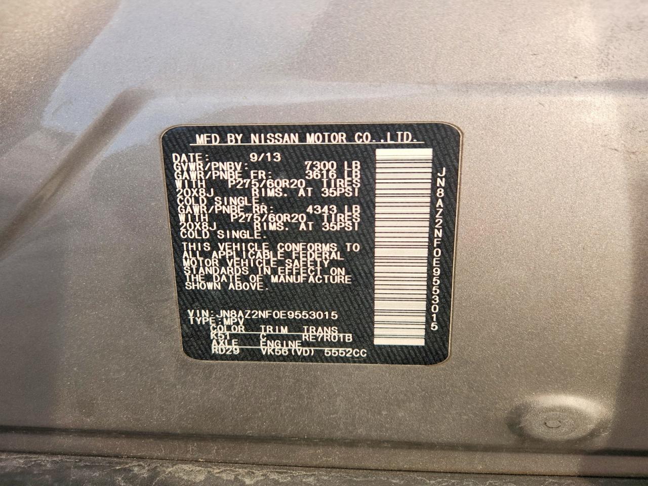 2014 INFINITI QX80