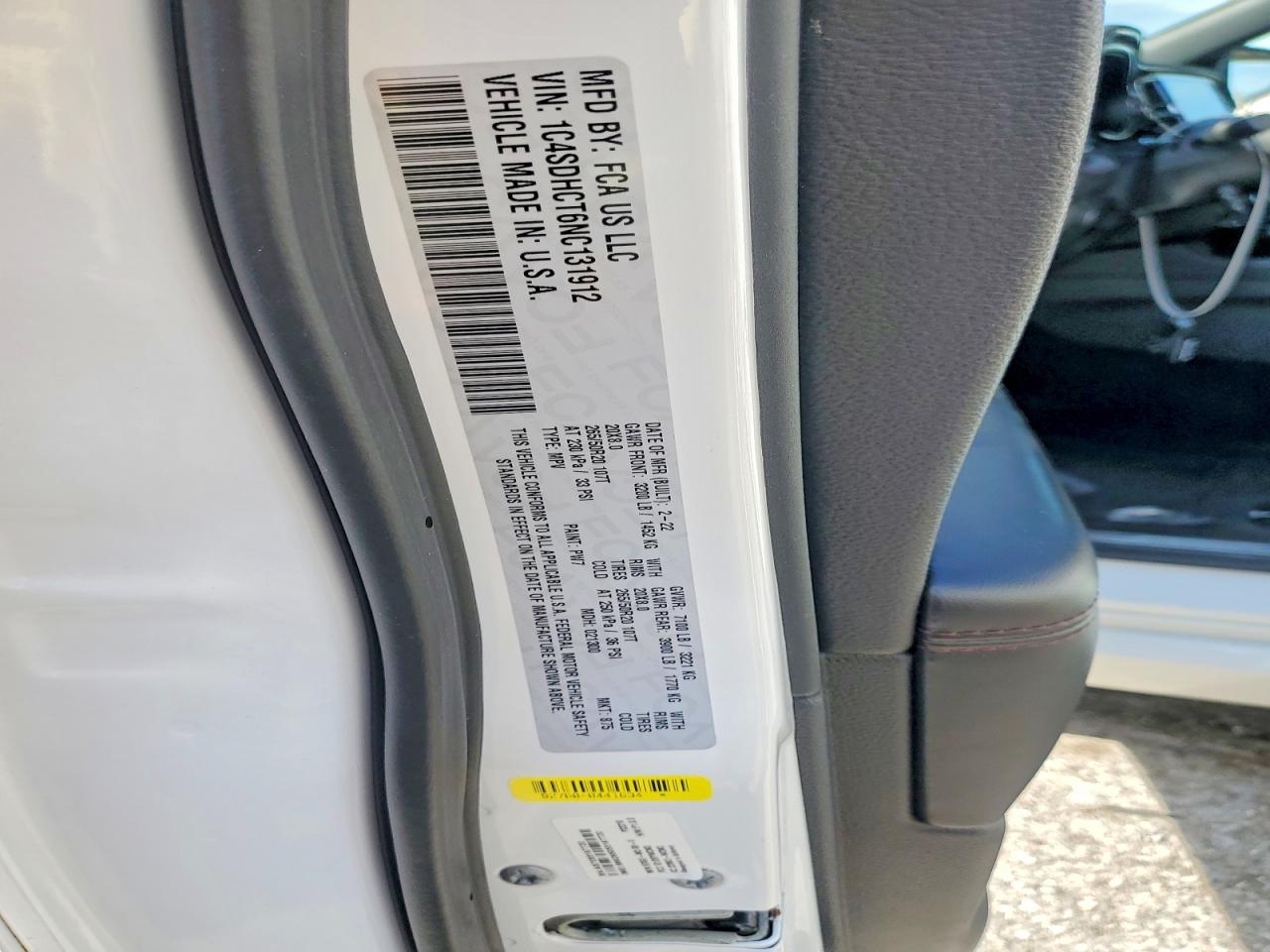 2022 DODGE DURANGO