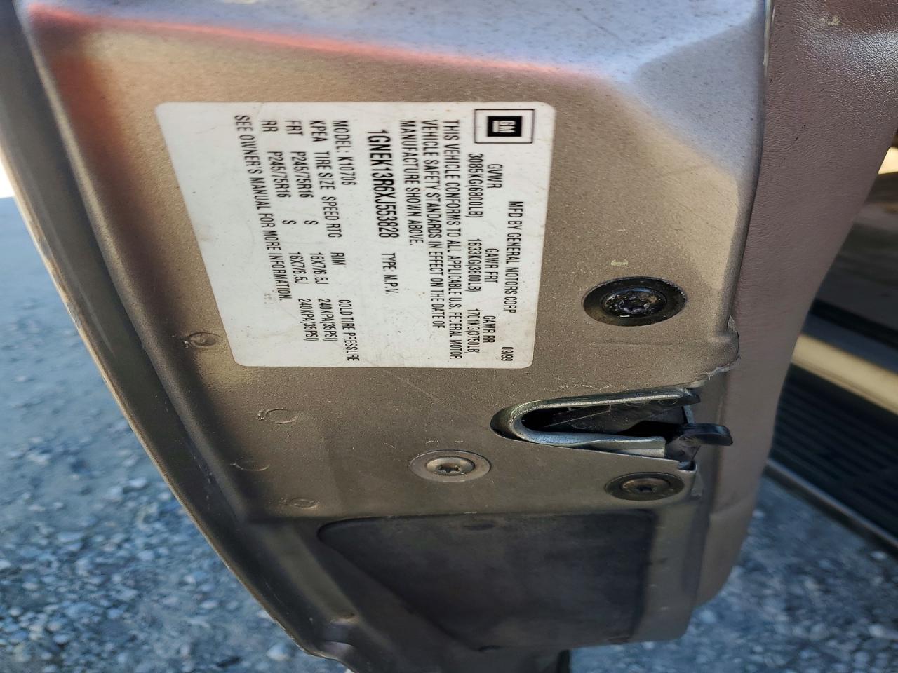 1999 CHEVROLET TAHOE