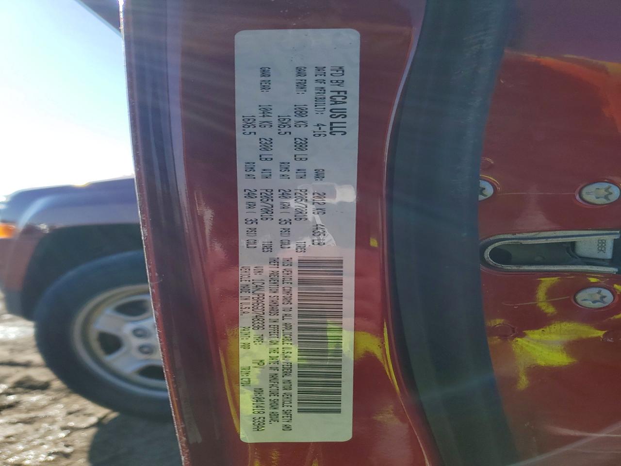 2016 JEEP PATRIOT