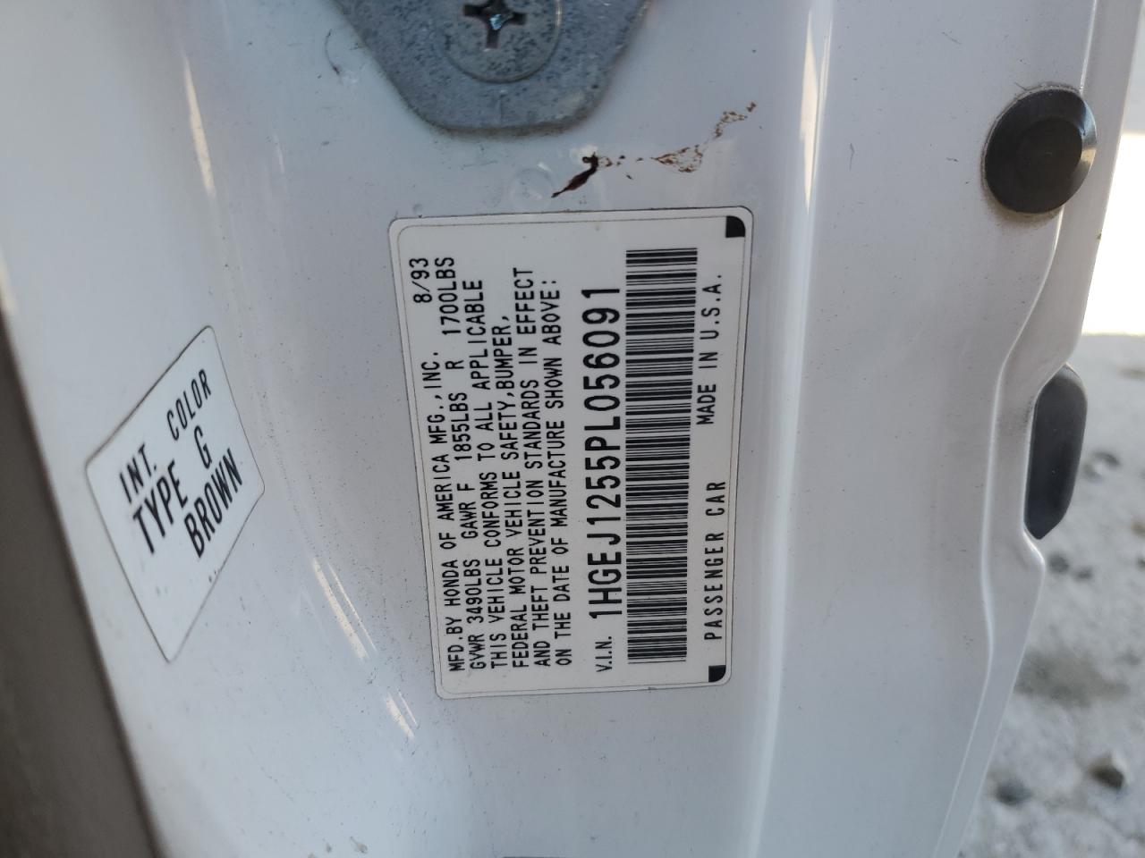 1993 HONDA CIVIC