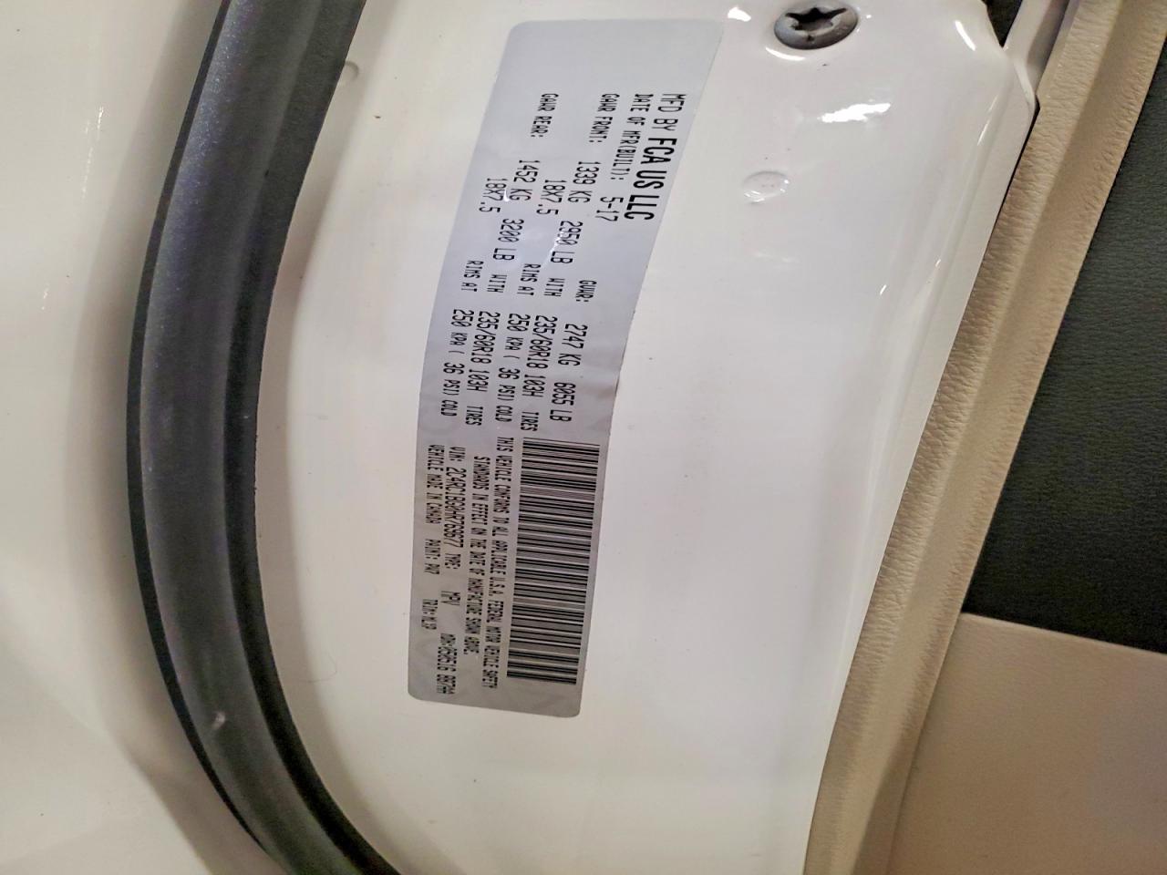 2017 CHRYSLER PACIFICA