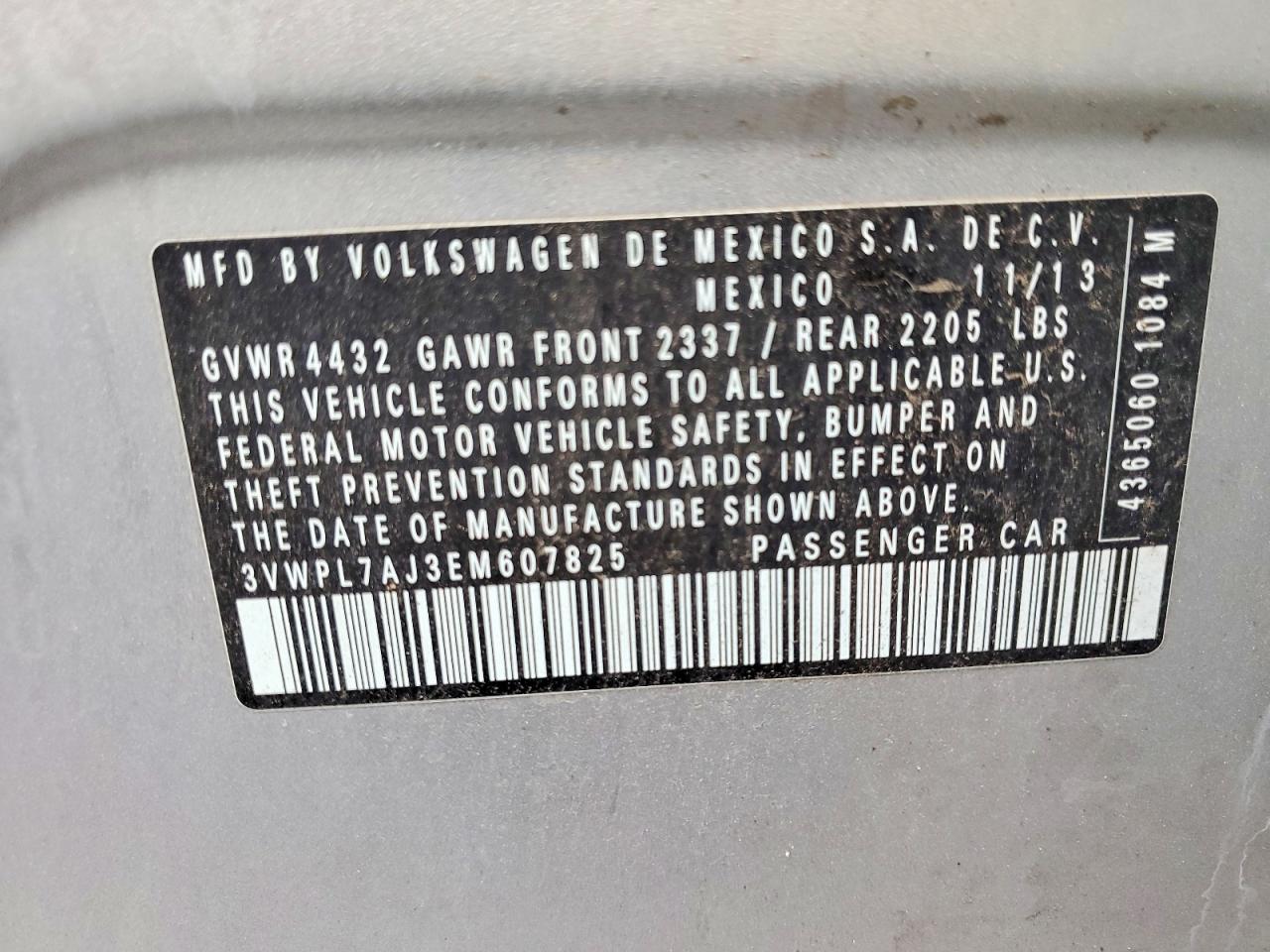 2014 VOLKSWAGEN JETTA
