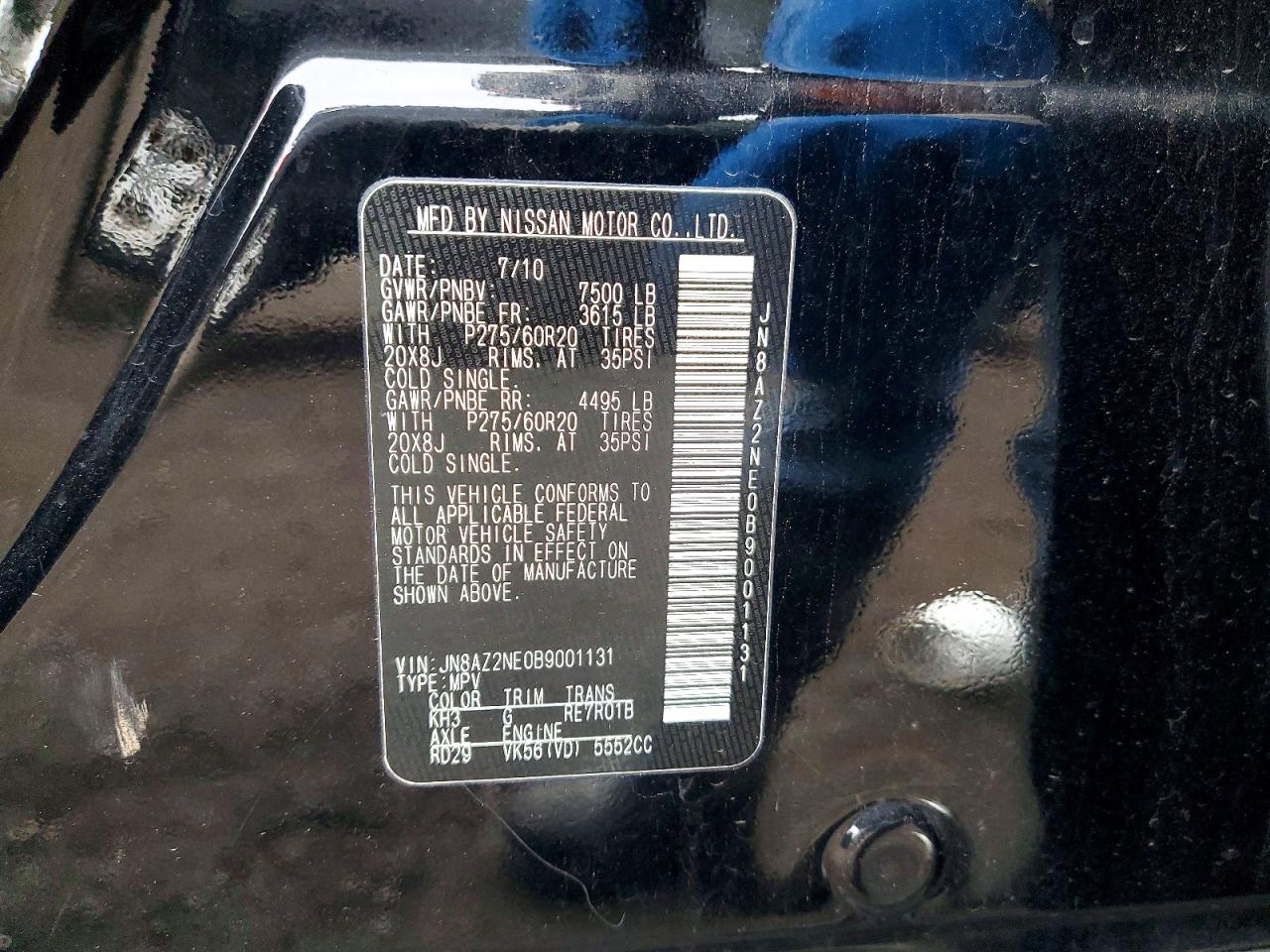 2011 INFINITI QX56