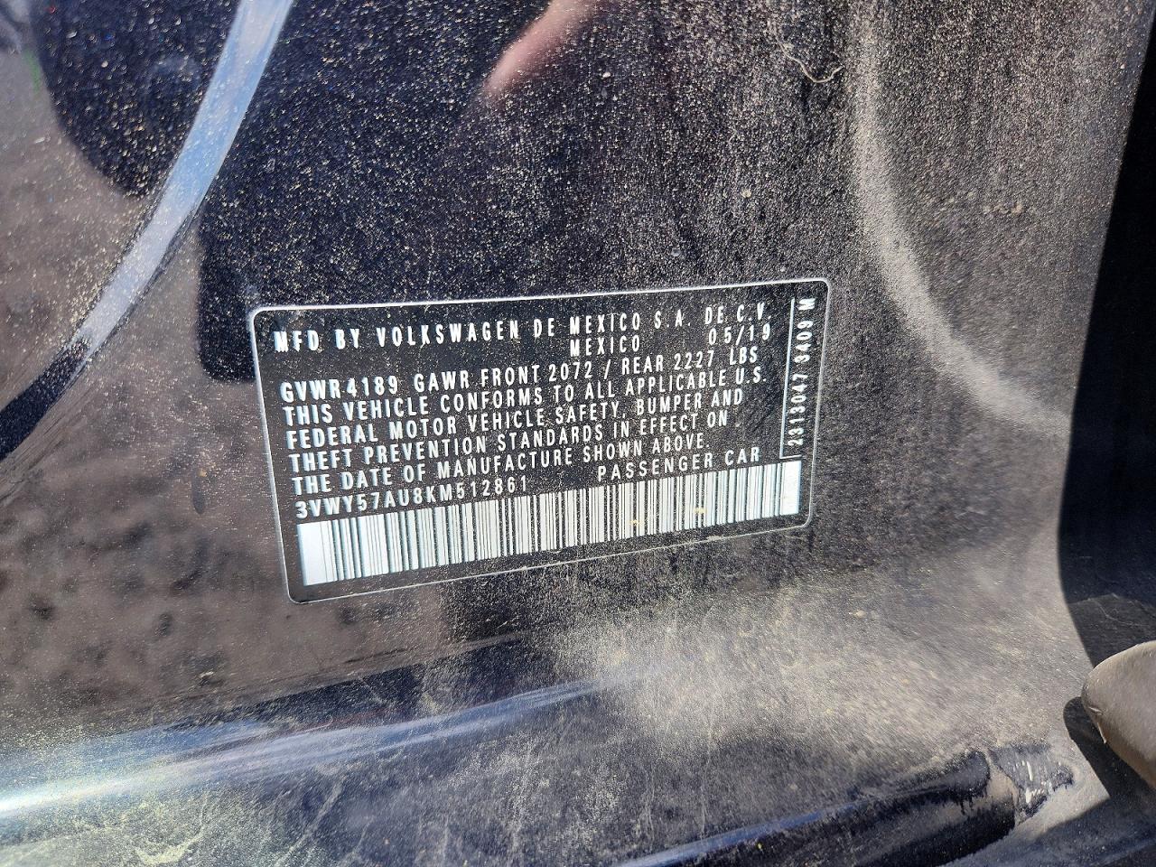 2019 VOLKSWAGEN GOLF