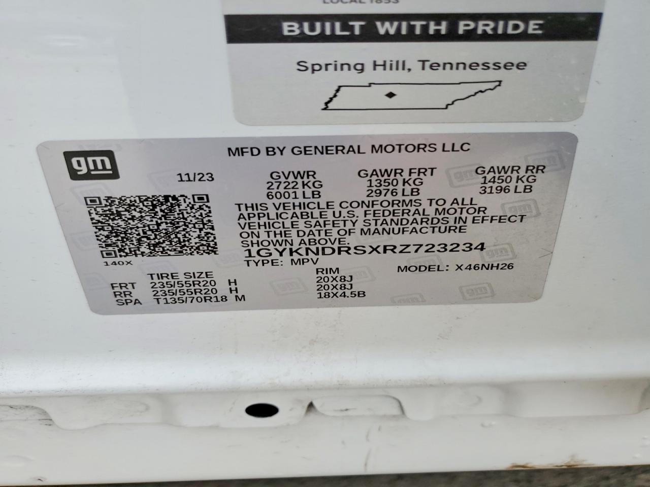 2024 CADILLAC XT5