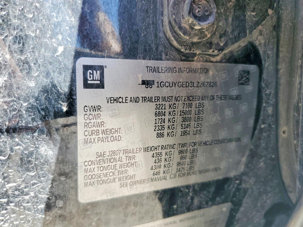 2020 CHEVROLET SILVERADO