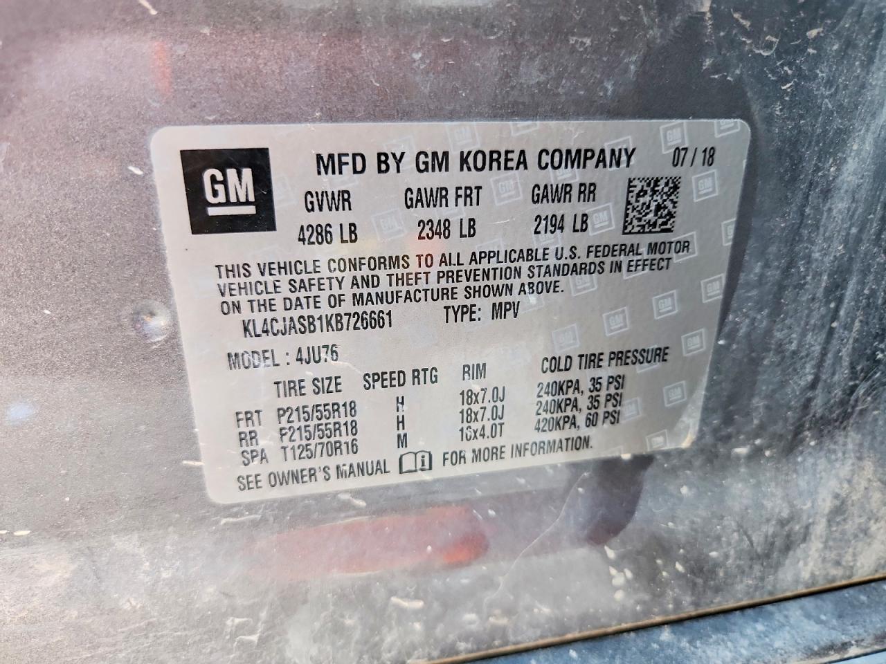 2019 BUICK ENCORE