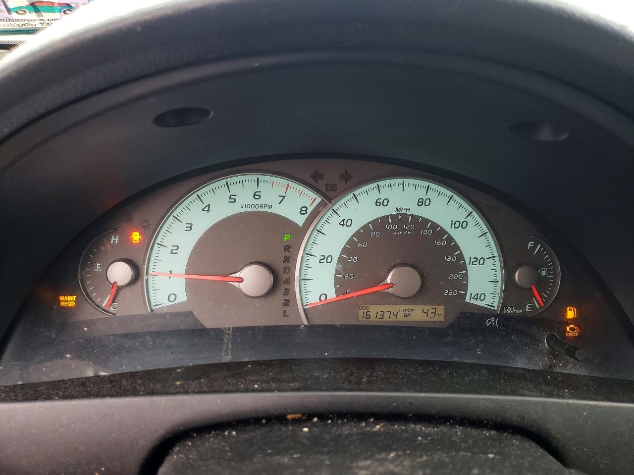 2009 TOYOTA CAMRY