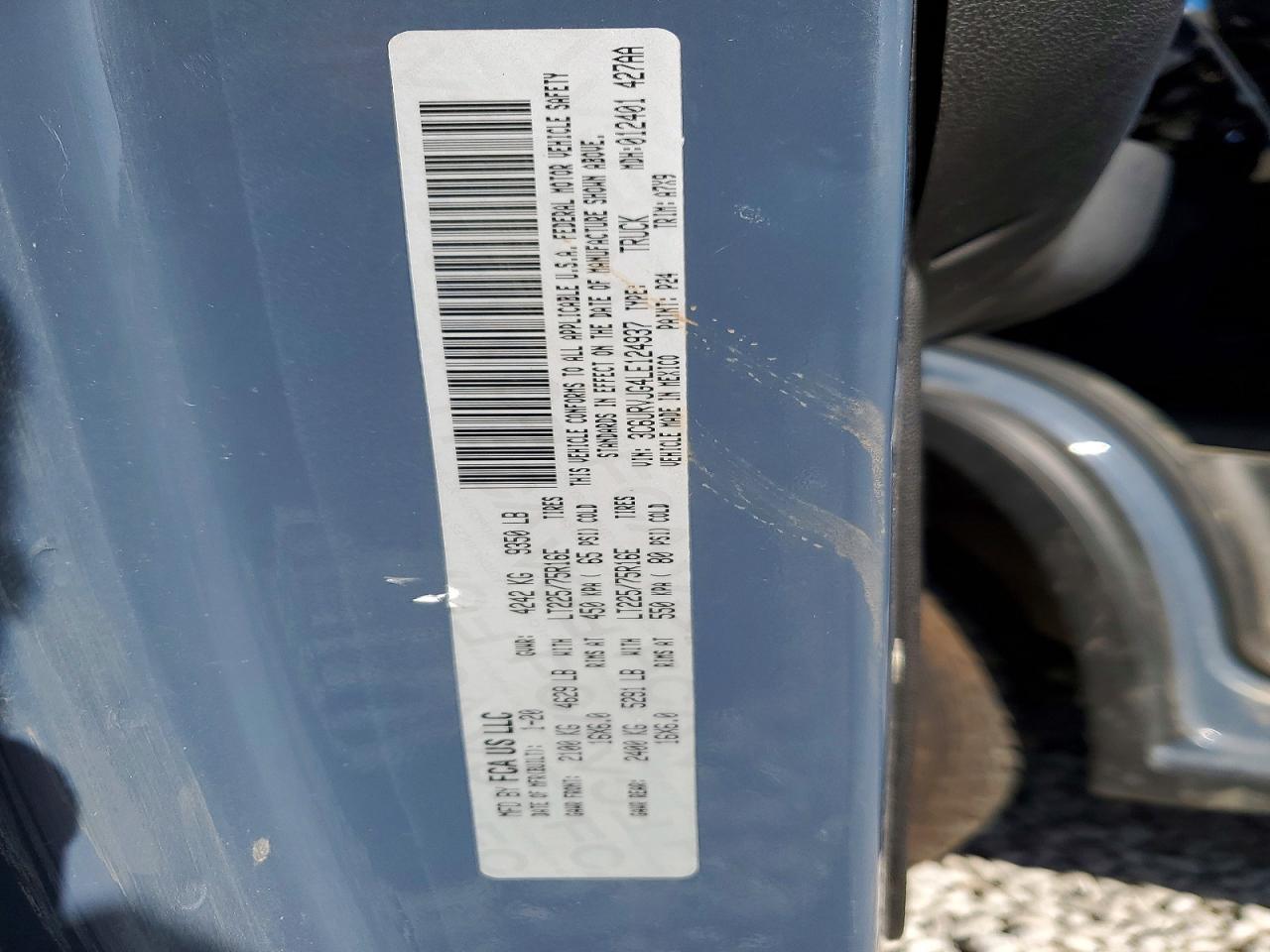 2020 RAM PROMASTER