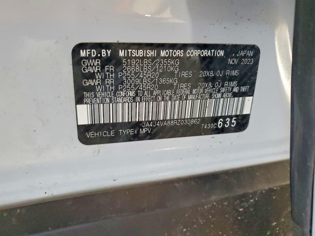 2024 MITSUBISHI OUTLANDER