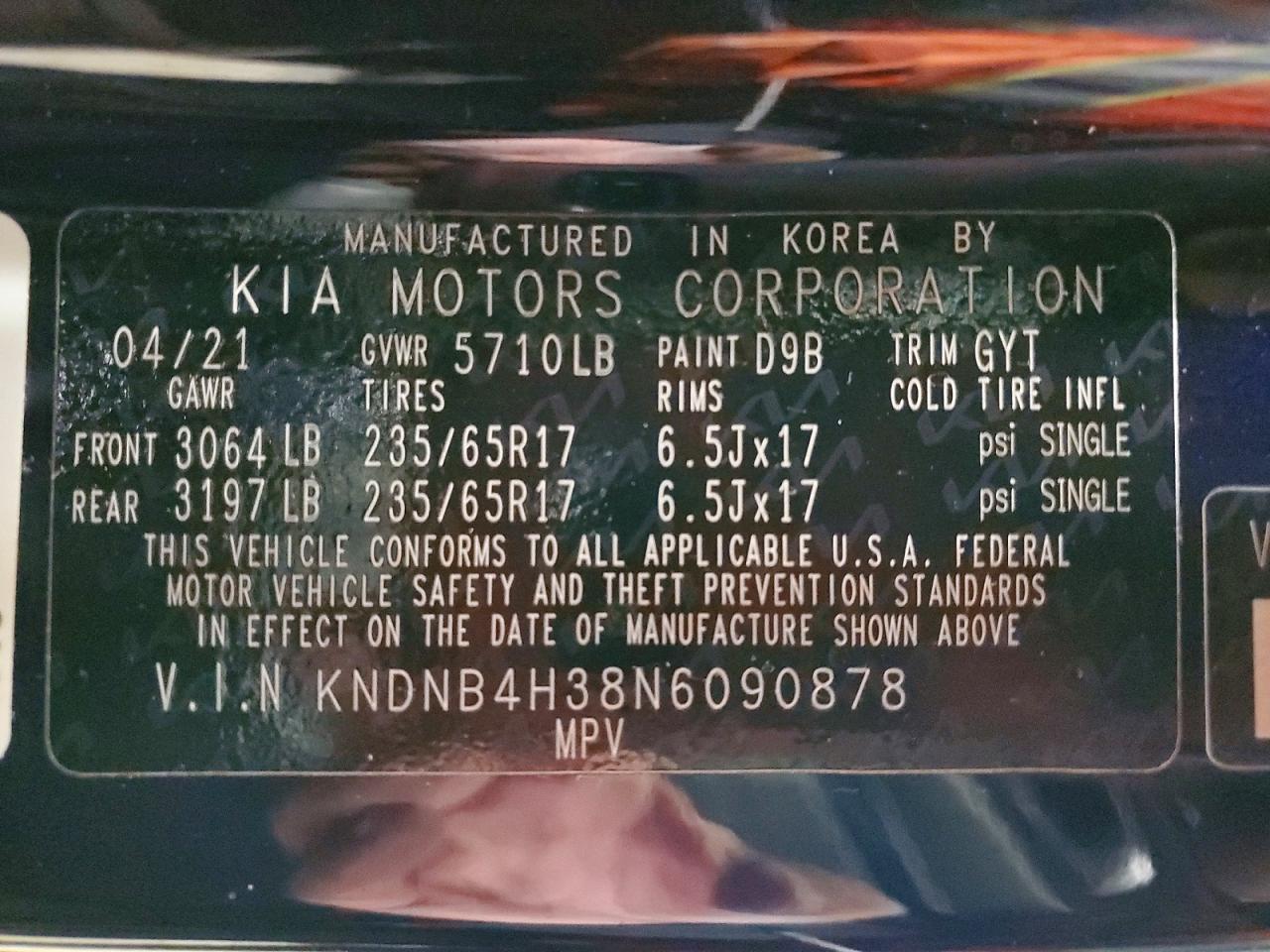 2022 KIA ALL OTHER