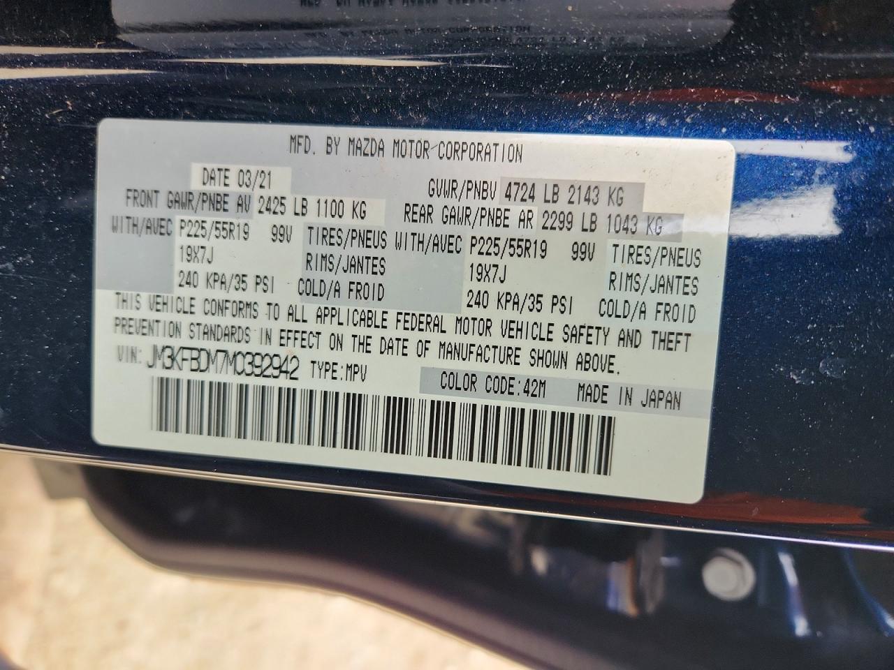 2021 MAZDA CX-5