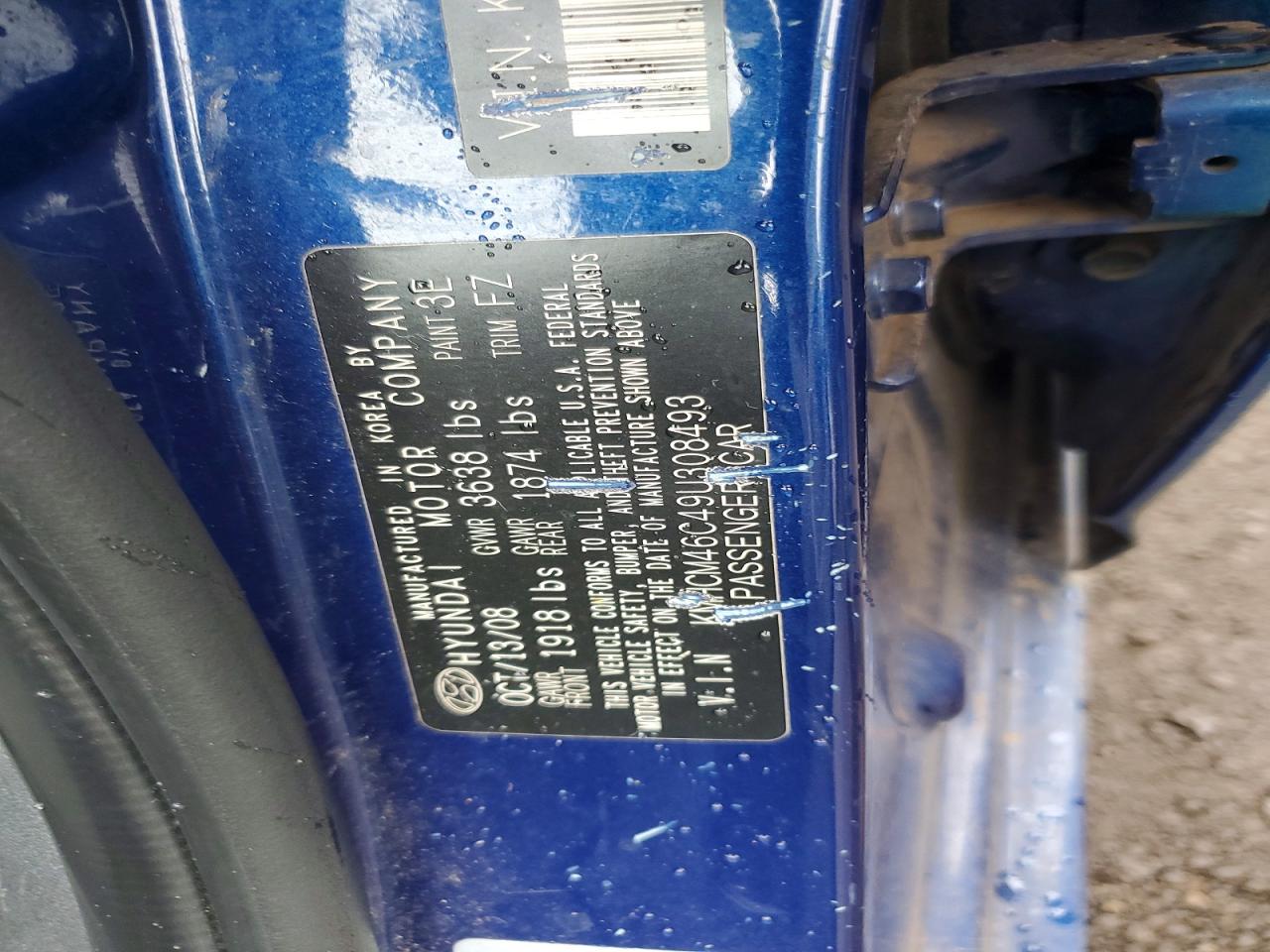 2009 HYUNDAI ACCENT
